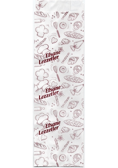 Çatal Kaşık Kılıfı Efsane Lezzetler 8x26 cm 5 kg