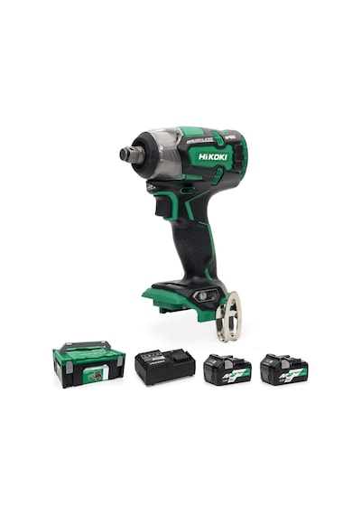 Hikoki WR18DBDL2 18Volt / 5.0 AH Li-ion Çift Akülü Kömürsüz Profesyonel Somun Sıkma Makinesi Hikoki WR18DBDL2 18Volt / 5.0 AH Li-ion Çift Akülü Kömürsüz Profesyonel Somun Sıkma Makinesi