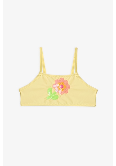Penti Sarı Kız Çocuk Sequin Halter Bikini Takımı