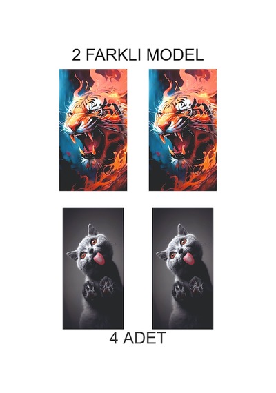 Özgün Form Kapı Direk Folyo Sticker Etiket