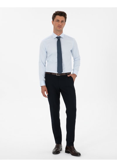 Pierre Cardin Erkek Açık Mavi Gömlek Basic 50313178-vr003 Açik Mavi