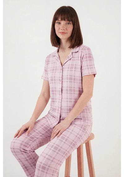 Lela Bayan Pijama Takımı 65750101y Pudra
