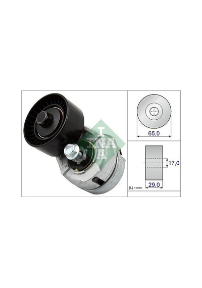 V Kayış Gergi Rulmanı - Fiat Stilo, Punto, Bravo, Barchetta, Coupe, Marea, Brava, 156, Spider, Gt, 166, Gtv, 155, 145 - Schaeffler-ına-534010920