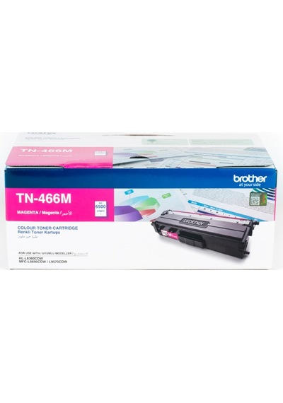 Brother Tn-466M Kırmızı Toner (6500 Sayfa)