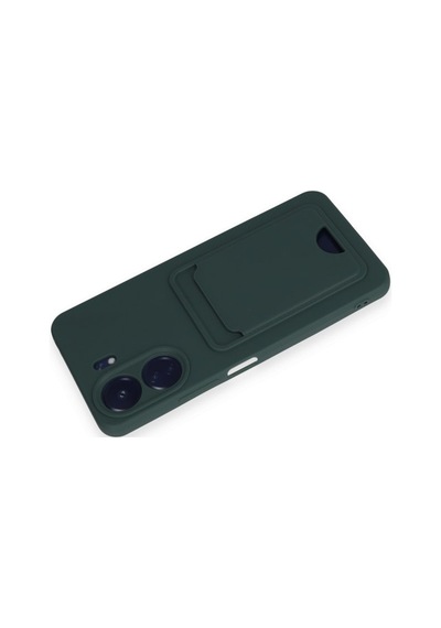 Xiaomi Redmi 13c Uyumlu Arka Kamera Korumalı Kart Koyulabilen Silikon Kartlıklı Kılıf Kapak
