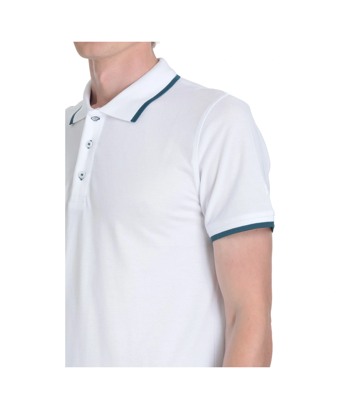 Hatemoğlu Beyaz Regular Fit 100% Pamuk Polo Yaka Rayon Tişört 36098 350501
