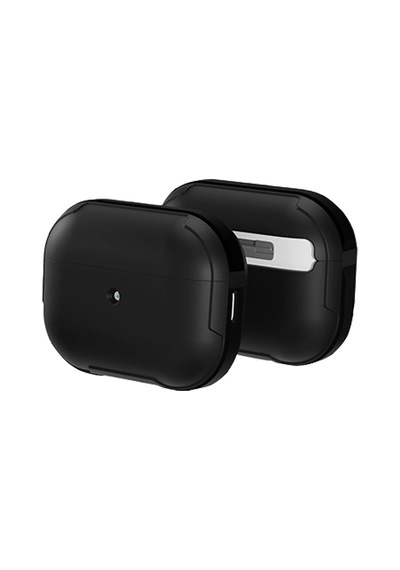 Muratech Movenchy Apple Uyumlu AirPods Pro 2 2.nesil Mo-a8 Armor Kılıf - Siyah