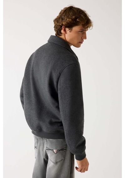 Guess Erkek Yün Karışımlı Ceket M5bl2kw0682 Siyah