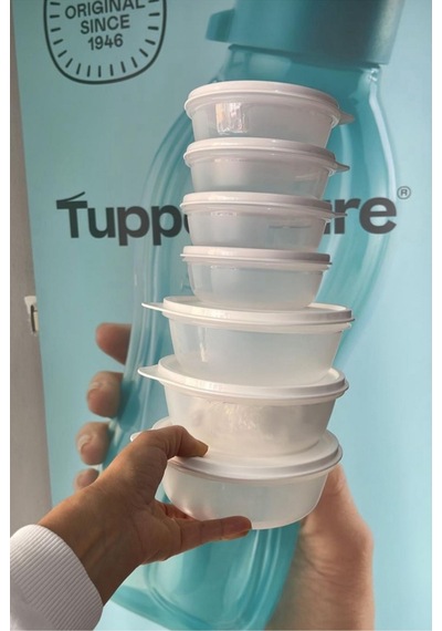 Şekerkap 600 Ml 3 Adet Ve 4 Adet 300 Ml. Beyaz