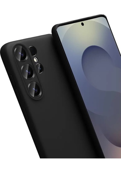Newface Samsung Galaxy Uyumlu S26 Ultra Nano İçi Kadife Silikon - Siyah Diğer