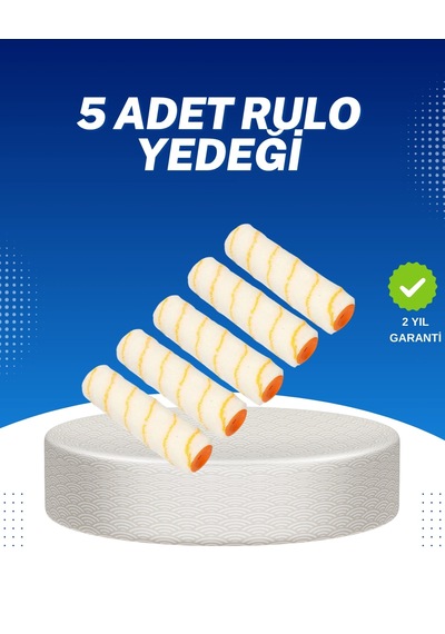 Znv Zenvia Mey İthalat 5 Li Emülsiyon Boya Rulosu Duvar Ve Tavan Uygulamasına Uygun Znv2025 Cmn