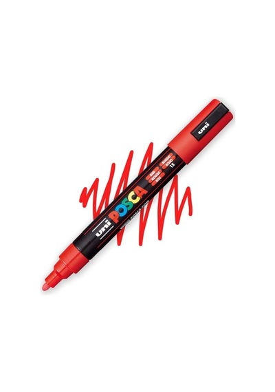 Su Bazlı Kalıcı Marker Boya Kalemleri 8'li Set Koyu Renkler