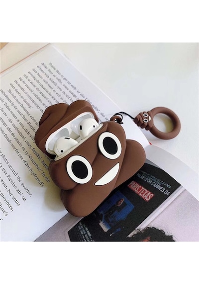 Bipower Apple Uyumlu AirPods Pro Kılıf Poo