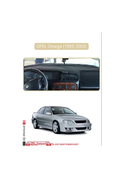 Opel Omega 1993-2003 Torpido Koruma Halısı Bej Kenar
