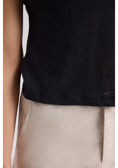 Bohemai Kensal Dar Kesim Siyah T-shirt SIYAH