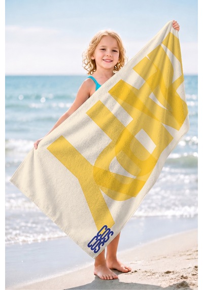 Happy Yazılı Sarı Plaj Havlu Örtüsu - Minimalist Geometrik Krem Hızlı Kuruyan Mikrofiber Havlu Örtü Dalgın Papatya Happy Yazılı Sarı Plaj Havlu Örtüsu - Minimalist Geometrik Krem Hızlı Kuruyan Mikrofiber Havlu Örtü Dalgın Papatya