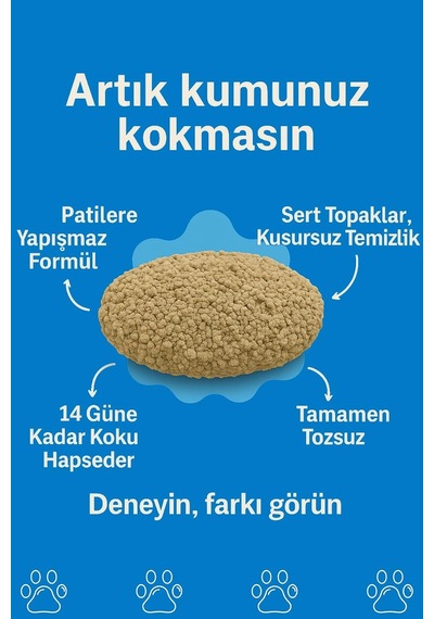 Kokusuz Naturel Kedi Kumu 10lt X 2 Adet
