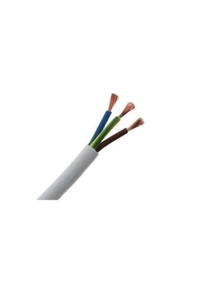 Öznur 3x1,5 Ttr Kablo 5 Metre Beyaz Renk