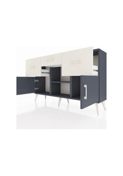 Arges Konsol Tek Raflı 3 Çekmeceli 3 Kapaklı 132x30x83 Antrasit-antrasit/aytaşı Antrasit/aytaşı Arges Konsol Tek Raflı 3 Çekmeceli 3 Kapaklı 132x30x83 Antrasit-antrasit/aytaşı Antrasit/aytaşı