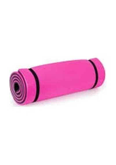 Pilates Minderi 16Mm Çift Taraflı Pembe-Siyah Pilates Mapı