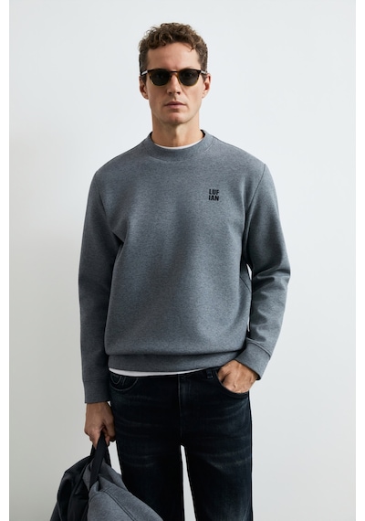 Lufian Grand Erkek Sweatshirt Gri Gri 112030192100150