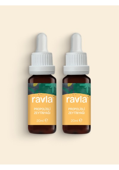 2'li Ürün - Ravla Propolisli Zeytinyağ - 20ml