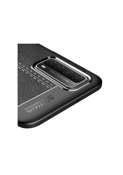 Huawei P Smart 2021 Kılıf Şık Tasarım Silikon Kılıf Siyah