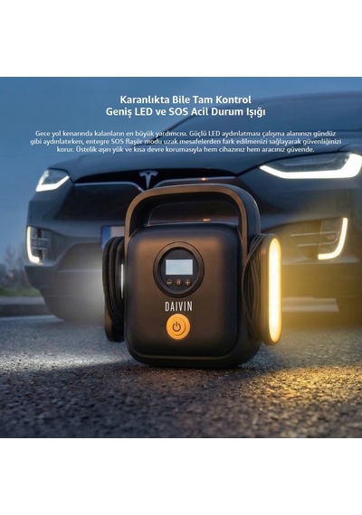 Daivin Quickair Taşınabilir Araç Hava Kompresörü