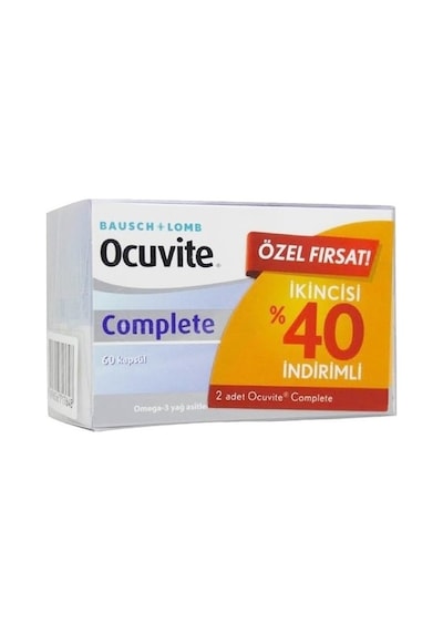 Ocuvite Complete 60 Kapsül 2li - Ekonomik Paket İkincisi % 30 İndirimli