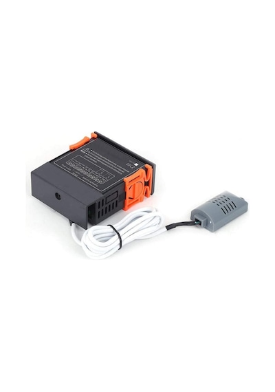 -3028 Isı Ve Nem Termostatı Çift Ekran 220v Isıtıcı Soğutucu Kuluçka Akvaryum Buzdolabı Fırın