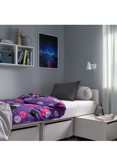 Ikea Blaskata Tek Kişilik Nevresim Takımı 150 X 200 Cm Mor