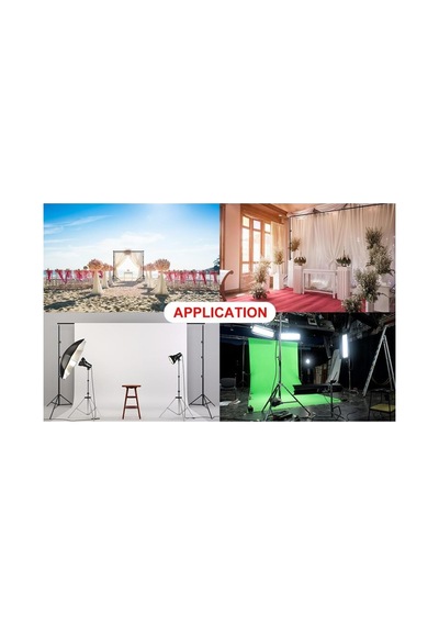 Odox 2x2 M Fon Perde Standı, Backdrop Stand, Background Stand Siyah