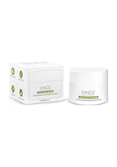 Sinoz Avokado Bomb Canlandırıcı ve Nemlendirici Yüz Bakım Kremi 50 ML Sinoz Avokado Bomb Canlandırıcı ve Nemlendirici Yüz Bakım Kremi 50 ML