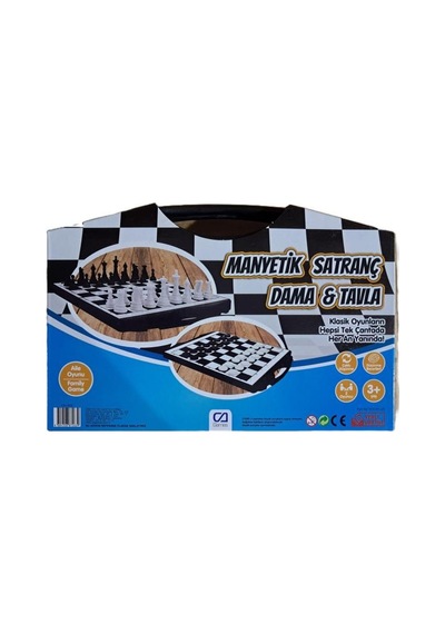 Ca Games Manyetik Satranç&dama&tavla Oyun Seti