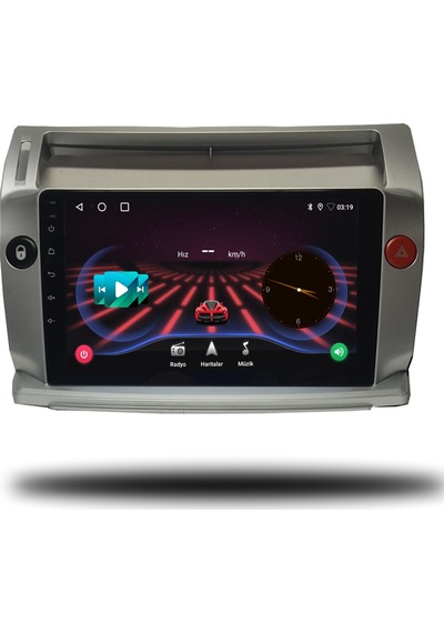 Multimedyam Citroen C4 Android Carplay Multimedya 2005-2010 4 Gb Ram + 32 Gb Hafıza + 4 Çekirdek