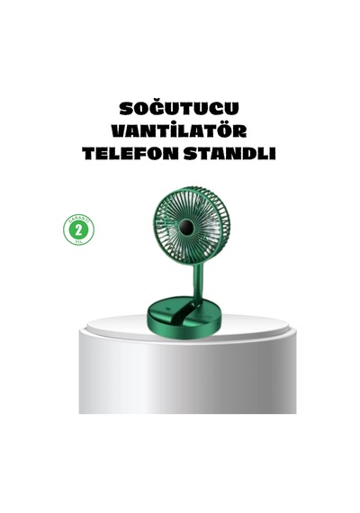 Ceylan Adam Katlanabilir Mini Fan 3 Kademeli Soğutma, Şarjlı