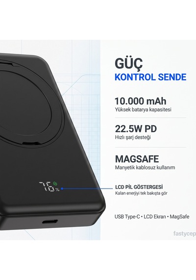Buradabulabilirsin Snapron Snp-3010 10000 Mah 22.5w Pd Hızlı Şarj Powerbank Bbz Çok Renkli