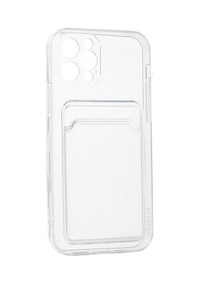 Apple iPhone Uyumlu   12 Pro Kılıf Kart Şeffaf Silikon - Şeffaf Şeffaf