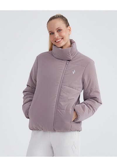 Skechers W Outerwear Padded Jacket Kadın Foggy Lilac Mont S232044-506 Pembe
