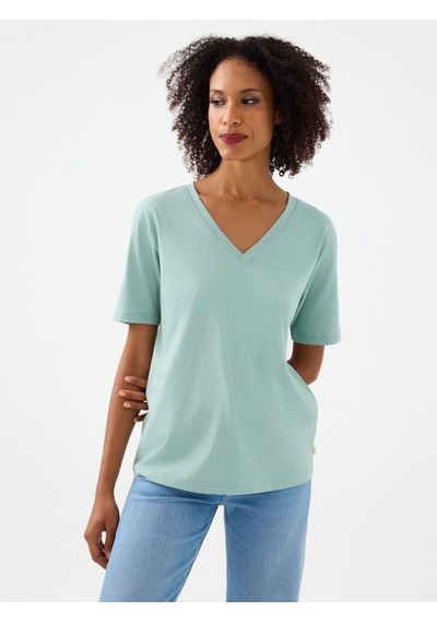 Regular Fit Kadın Tshirt K.kol Mint Yeşili