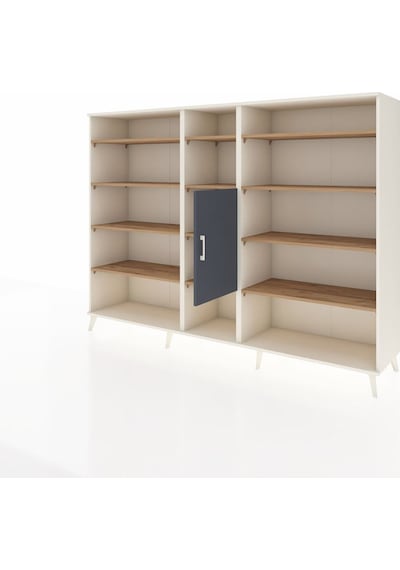 Hyperion Dolap 12 Raflı Tek Kapaklı 220x44x163 Aytaşı-antrasit/çam Antrasıt/atlas Çam - Aytası Hyperion Dolap 12 Raflı Tek Kapaklı 220x44x163 Aytaşı-antrasit/çam Antrasıt/atlas Çam - Aytası