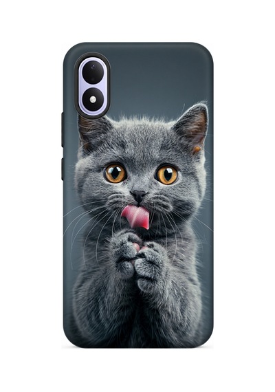 Kılıfland Xiaomi Redmi Note 17 5g Uyumlu Kılıf Boutique Baskılı Resimli Komik Kedi Pcode -008 Çok Renkli
