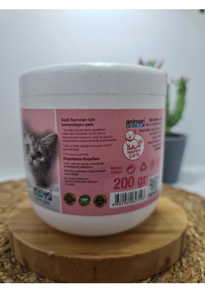 Animari Lacmari Yavru Kedi Süt Tozu 200 G