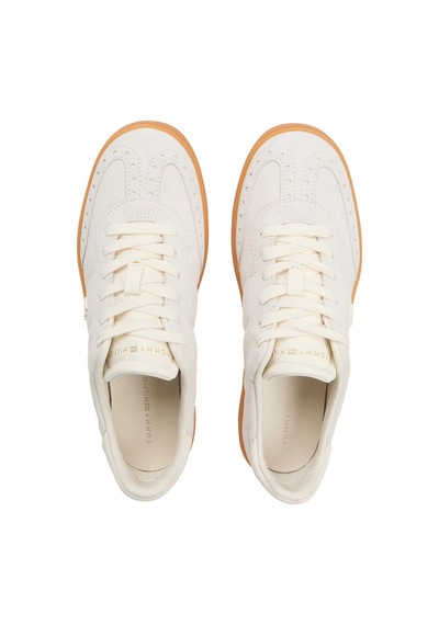 Tommy Hilfiger Th Heritage Kadın Beyaz Sneaker-9600 Ancient White