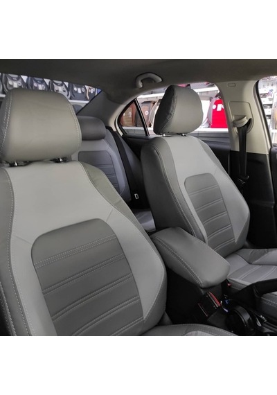 Volkswagen Jetta Highline Araca Özel Deri Oto Koltuk Kılıfı (455512259)