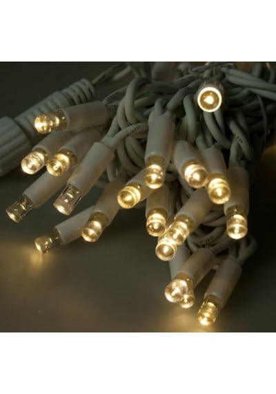 Sekizgen Led 10 Metre Eklenebilir İp Led Dış Mekan Yılbaşı Süs Ve Aydınlatması Beyaz Kablo Günışığı Gün Işığı