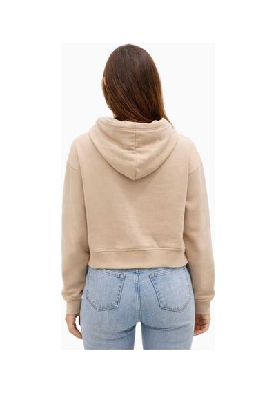 Bebuy Kapşonlu Sweatshirt Bej