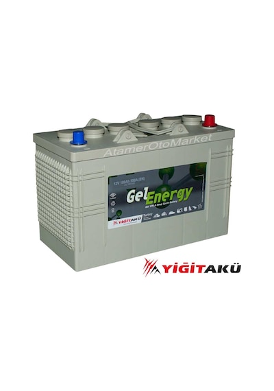 12 V 100 Ah-Amper Jel Solar Güneş Enerji Aküsü Yiğit Akü / 380397389