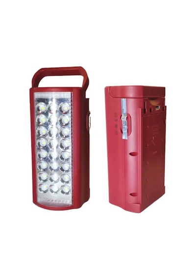 Jasper Astra Silver 24 Ledli Kırmızı Işıldak