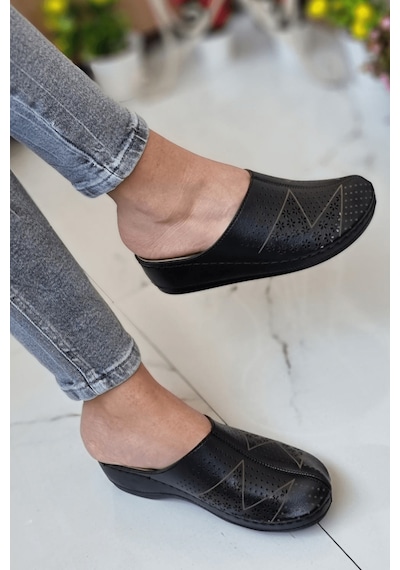 Neon Shoes Lisa Kadın Sabo Medikal Doktor Hemşire Hastane Tam Ortopedik Önü Kapalı Ev Dışarı Terlik 001